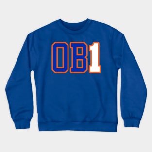 Obi Toppin - 'OB1' - New York Knicks (BLUE) Crewneck Sweatshirt